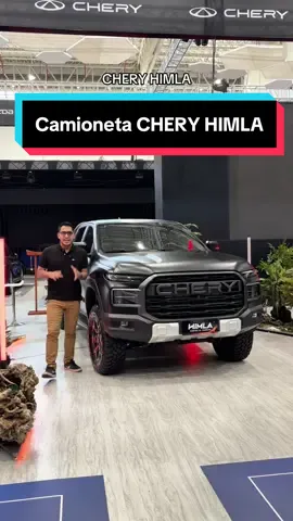 Nueva Chery Himla se presentó en el Automundo 2025 🇪🇨. Esta camioneta con motor turbo diésel y tracción 4x2 y 4x4 llegará próximamente para varias regiones de Latinoamérica.  #camionetas4x4 #pickup #offroad #chery #tiktokcars 