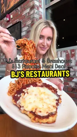 BJ’S RESTAURANTS $13 PIZOOKIE® MEAL DEAL  — #ad We’ve got an amazing deal for you that you’re not going to want to miss. @bjsrestaurants is serving up a $13 Pizookie® meal deal that is almost too good to be true. Choose from eight mouthwatering entrees, ranging from lighter options like a fresh crisp salad to hearty comfort dishes that’ll leave you more satisfied. The best part is, every meal comes with a FREE personal sized Pizookie® ! — Every entree option and pizookie are insanely delicious but our absolute favorites were the Southern Fried Chicken paired with the Triple Chocolate Pizookie®… a match made in heaven! — With prices going up everywhere these days, finding a good deal like this feels like a small win. Treat yourself (and maybe a friend of two) to this incredible special while it lasts. Head to your local BJ’s Brewhouse and dig in!! #bjsrestaurants #bjsbrewhouse #pizookiemealdeal #fyp 