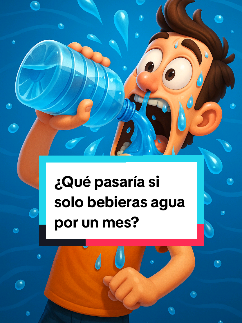 ¿Qué le pasaría a tu cuerpo si solo bebes agua durante un mes entero? #agua #flashtrivia99 #trivia #cuerpohumano #unitedstates 