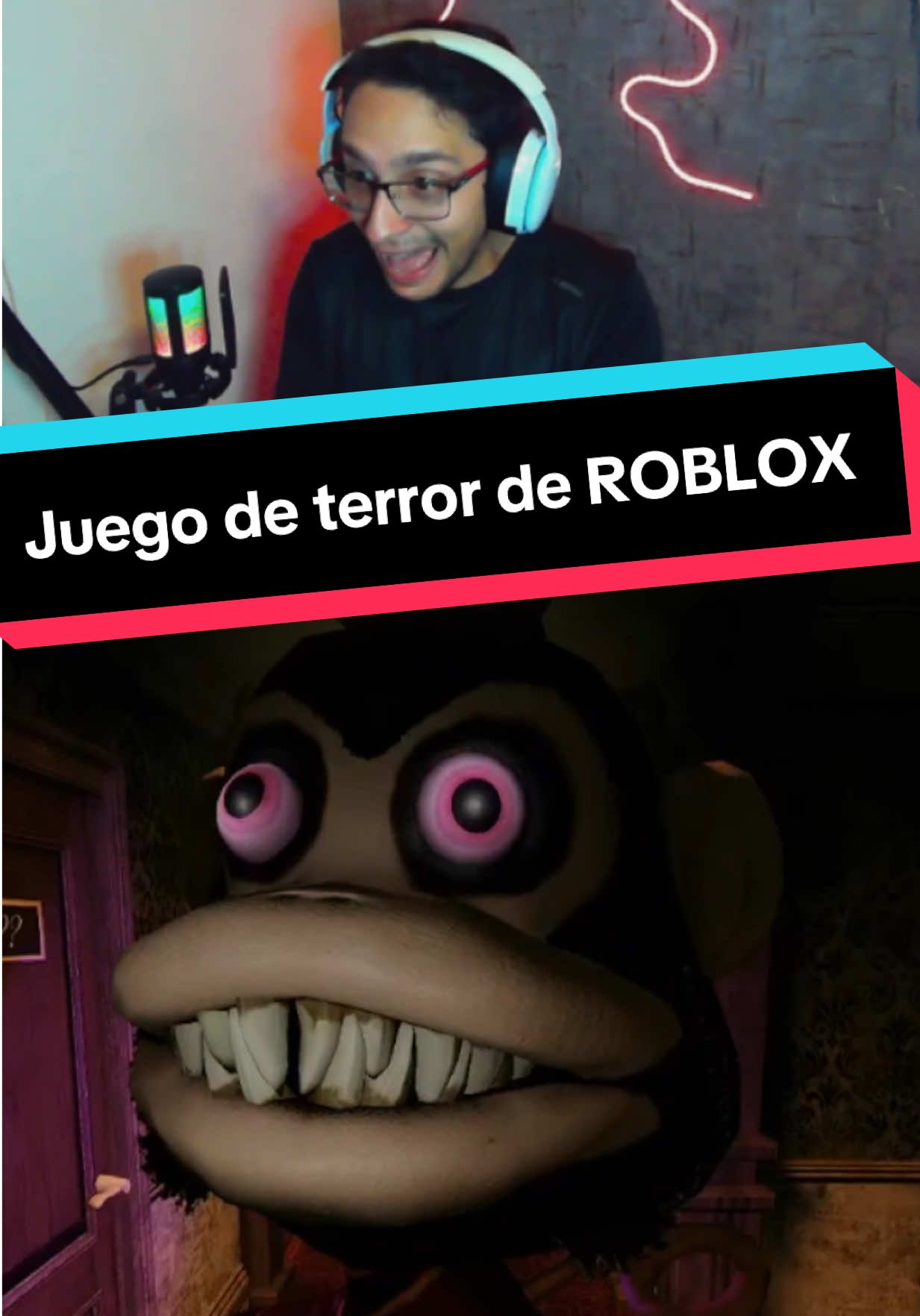ESTE JUEGO DE ROBLOX SI DA MIEDO 🫨 #roblox #juegodemiedo #hunted #terorr #fyp 