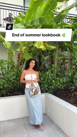 I can't say goodbye to summer yet, so I'm having one last hurrah with this vacay inspired capsule collection from @renttherunway! 🌿 Get 40% off your first month with my sign up link (in comments and bio!) 💃🏽 #renttherunway #slowfashion #sustainablefashion #summerlooks #summerstyle 