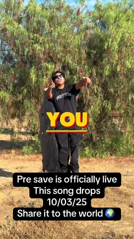 Pre save is live now share it to everyone you know this track drops 10/03/25