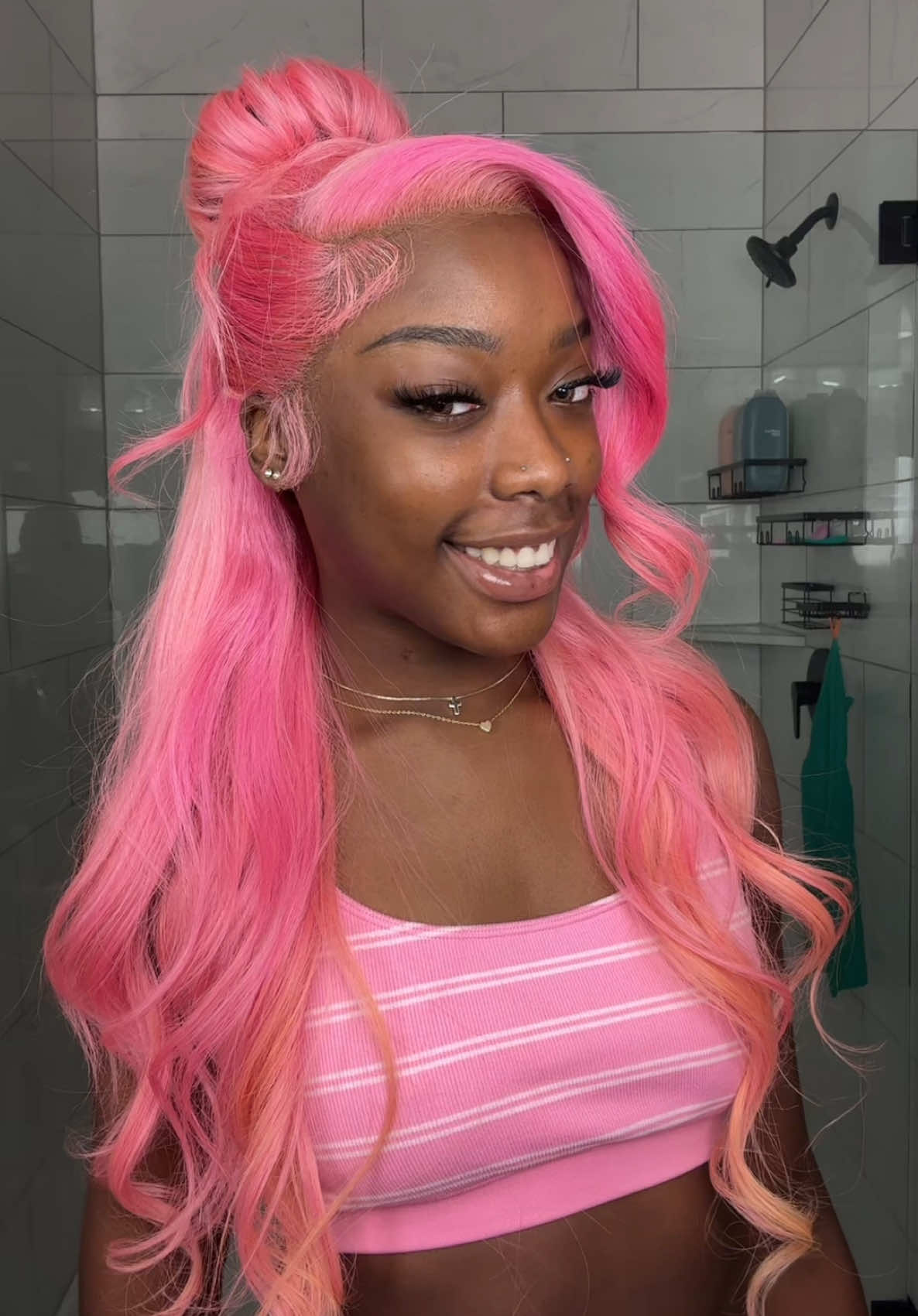 Mamushow Hair | 200% Density 13x6 Blonde 613 Straight Hd Transparent Lace Pre Plucked With Baby Hair 30 Inch @Mamushow Hair Fashion  #mamushowhair #pinkhair #613wig #wigstyling #riannaimari