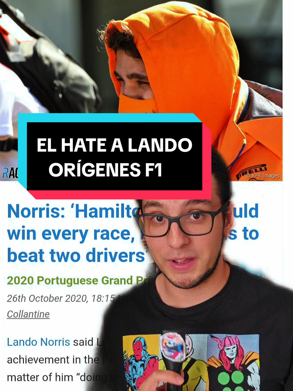 Ni Lando, ni ningún otro piloto merece hate y menos si es con su vida privada o algo que ellos no hayan dicho #elcanguf1 #cangudato #landonorris #mclaren  #creatorsearchinsights 