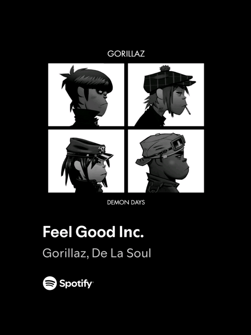 Feel Good inc. - Gorillaz (Ib: @ff 🎸 ) #gorillaz #feelgood #edit #typography #gorillazedit 