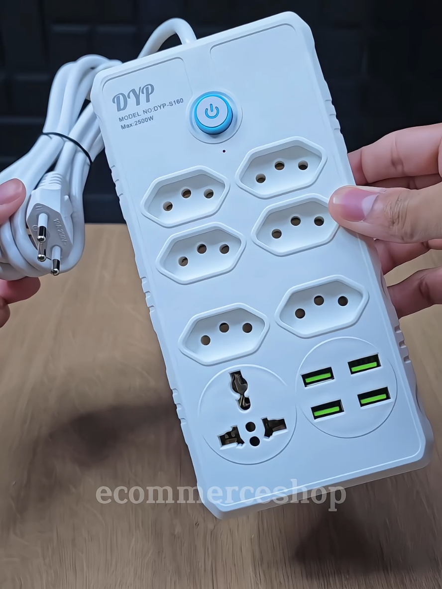 Tá cansado de ter onde carregar seu aparelhos? Essa régua filtro de linha é a solução! ✨🔥 #utilidadesdomésticas #dicas #organização #tiktokshop #produtoviral 