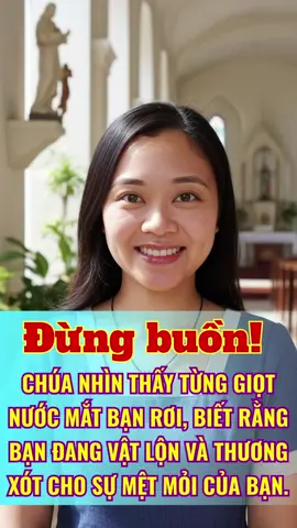 Bạn có biết không? Thiên Chúa luôn yêu thương bạn, Ngài luôn dõi theo và gìn giữ bạn. Ngài là chỗ dựa vững chắc của bạn, và là sự trợ giúp luôn hiện hữu trong mọi lúc. Amen! #conggiao #MeMaria #giáoxứ #tìnhyêuchúa #Amen 