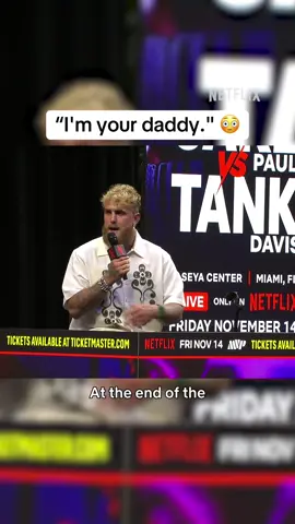 Jake Paul went OFF on Tank Davis 🫣 #JakeTank JAKE PAUL vs. TANK DAVIS Friday, November 14 LIVE only on Netflix