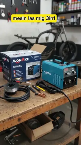 Mesin Las Mini MIG 150A IGBT MONAKE  #MIG150 #MesinLasMini #IGBT #Portable #StrongPower 