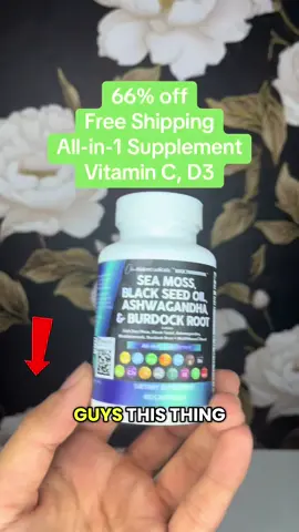 Sea Moss black seed, Vitamin C, Vitamin D3. Dietary supplements #trending #product #fypシ゚viral #supplements #freesample 