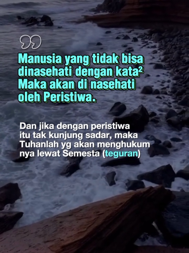 Manusia yang tidak bisa di nasehati dengan kata-kata.... #fyp 