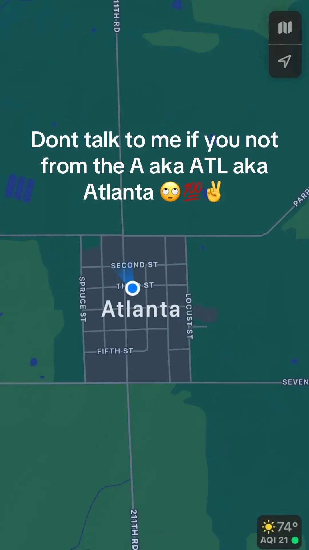 Yall not from ATL #fyp #funny #atlanta #playboycarti #atl 