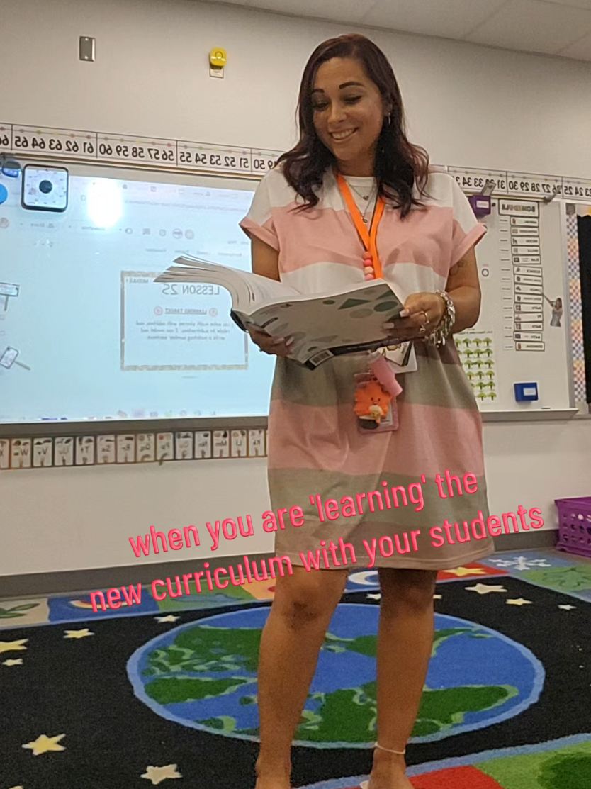 We Gonna Learn Today! 😅 #newcurriculum #firsrgrade #igotthis #gonnalearntoday #loveittho 
