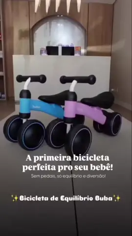 🚲 Diversão e desenvolvimento para os pequenos com a Bike Buba! 👶💛  Estável, segura e perfeita para os primeiros passos!  Benefícios: * Auxilia na coordenação motora * Autoconfiança  * Equilíbrio  * Percepção de espaço  Comente 