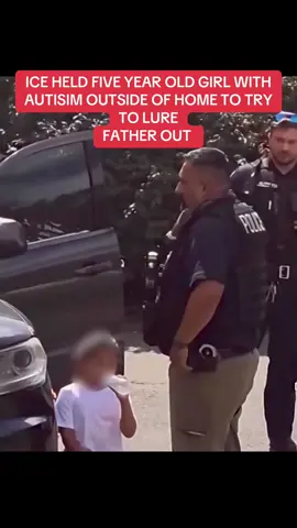 On September 23, 2025, news outlets reported that #Immigration and Customs Enforcement (#ICE ) agents allegedly held a 5-year-old #autistic girl outside her home in #leominster ,#massachusetts , in an attempt to compel her father to surrender. The family's account and video footage show federal agents surrounding the child and demanding the father, Edward Hip, exit the house