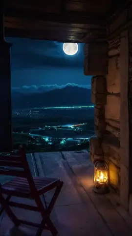 O poder mágico da Lua em um instante único🌖🥰 #amazing #life #landscape #nature #relaxing @lecysampel @Luciene Barcellos 