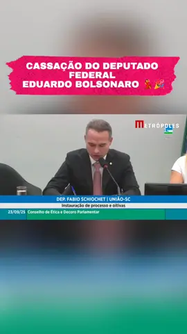 Conselho de Ética da Câmara inicia processo que pode levar à cassação de Eduardo Bolsonaro.  Bora comemorar!🌵💃😂 #esquerdaunida #lulapresidente #eduardobolsonaro #lulapresidente #políticainternacional @Mariza ESQUERDA GIGANTE ♥️🎺💃 