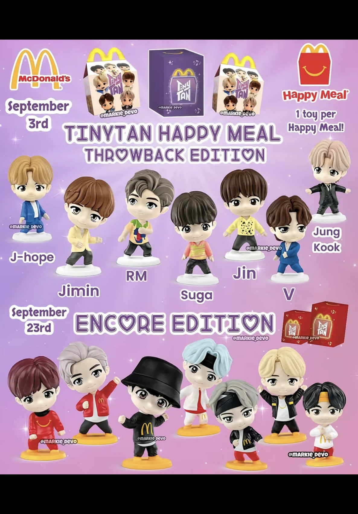✨BTS & McDonald’s Collab✨ @McDonald’s @BTS #bts_official_bighit #bts  #encoreedition #mcdonalds #fyp 