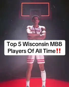 The top five Wisconsin Badgers of all time according to ChatGPT! #collegebasketball #wisconsin #badgers #uwmadison 