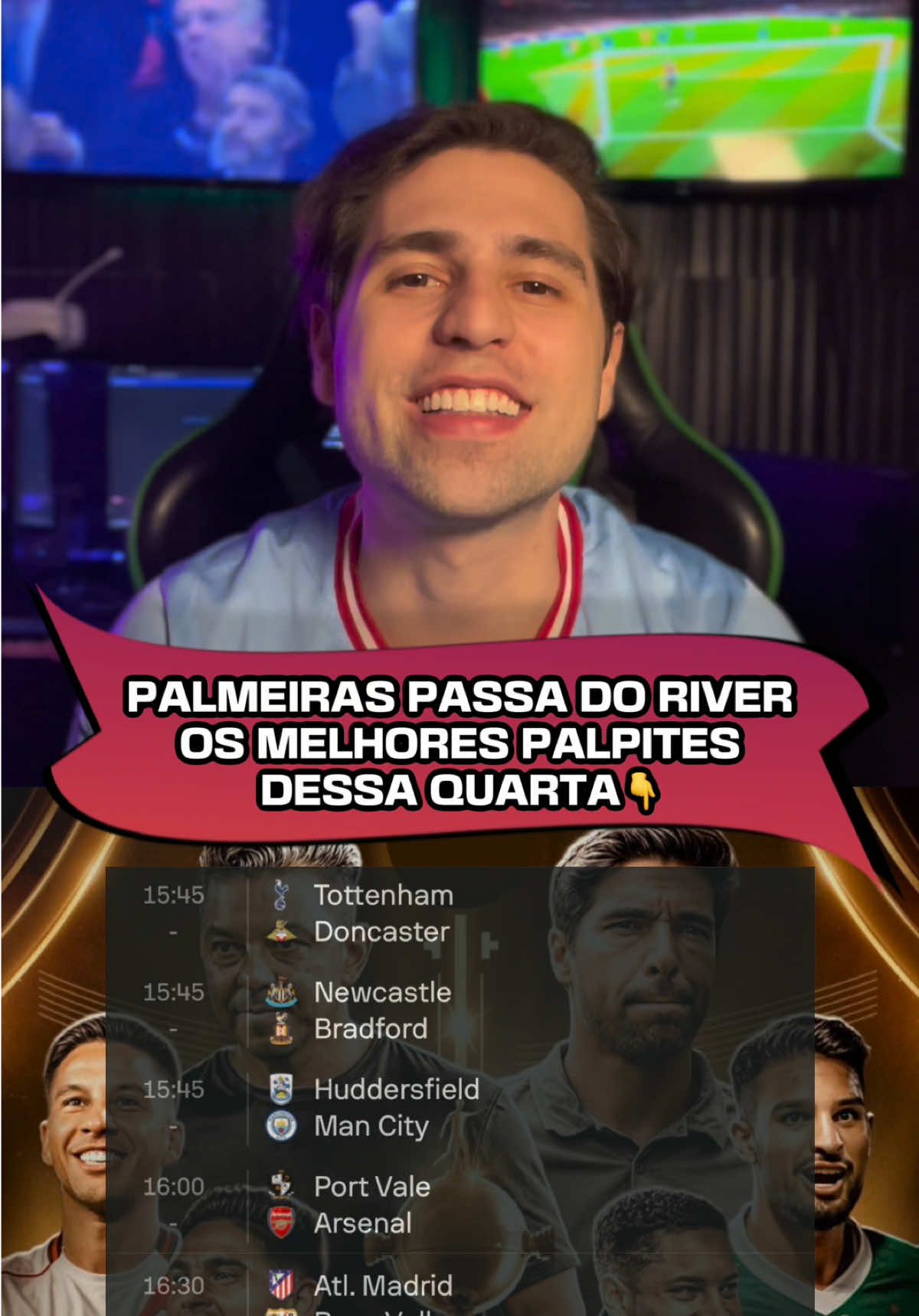 PALMEIRAS PASSA DO RIVER PALPITES DESSA QUARTA ⚽️ Jogos do dia 24/09/2025 Indico sempre montar entradas simples ou duplas com os palpites 🎯  #futebol #palpites 