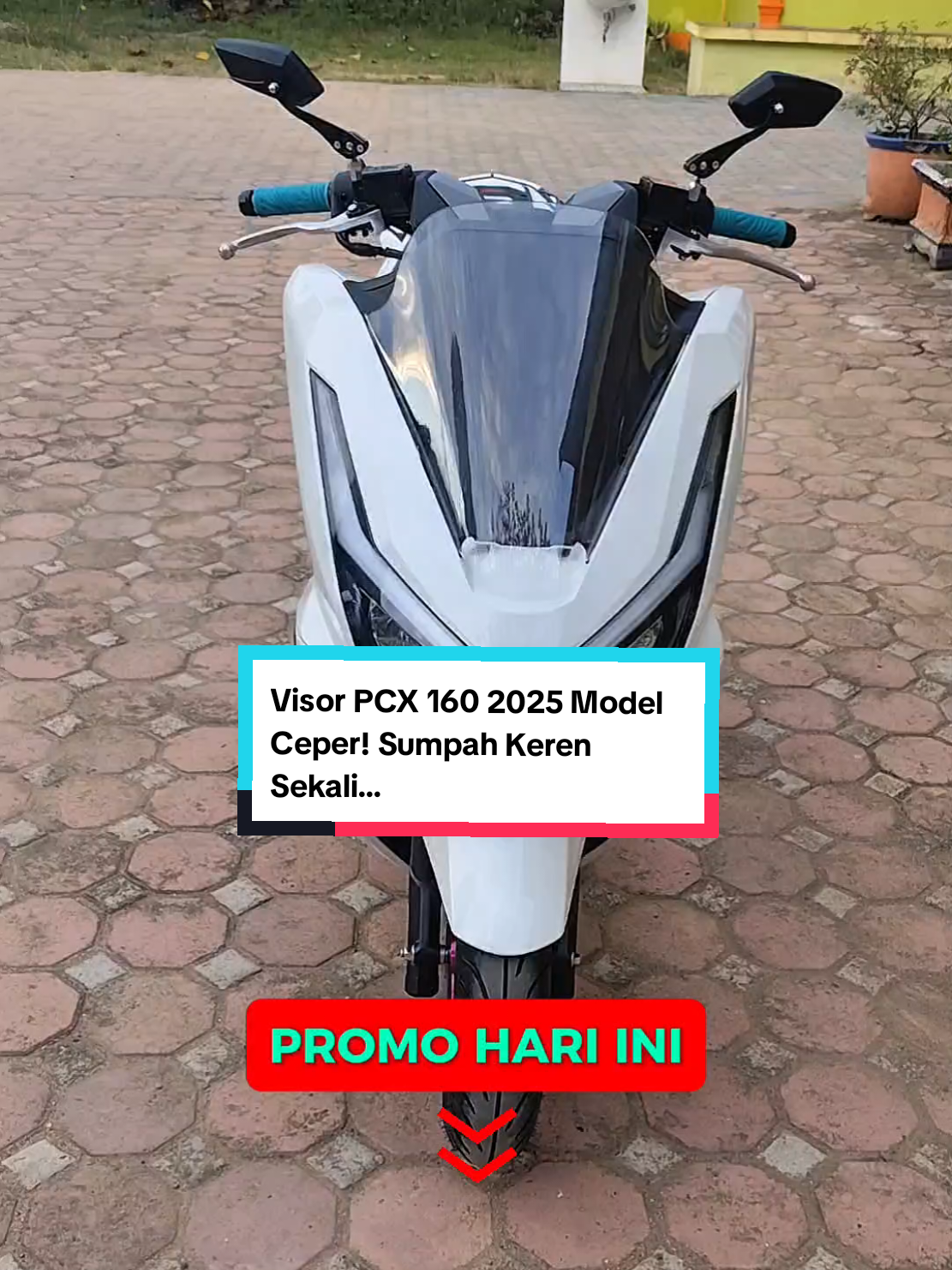 Visor PCX 160 2025 Model Ceper – Sporty, Kuat & Mudah Pasang! #VisorPCX160 #AksesorisPCX160 #PCX160 #VisorMotor #AksesorisMotor