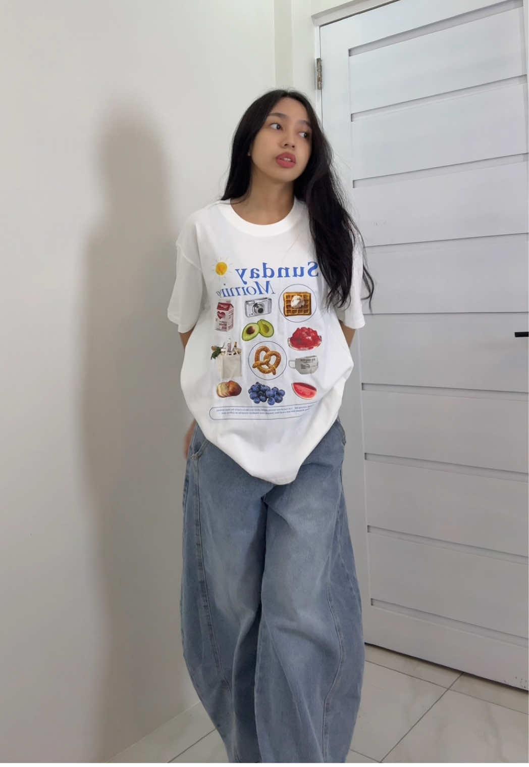 baggy on baggy combo 😆 #baggypants #oversizedshirt #baggyonbaggy 