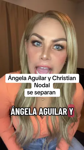 Christian Nodal y Ángela Aguilar se separan #fyp #maxinewoodside#angelaaguilar #christiannodal#news