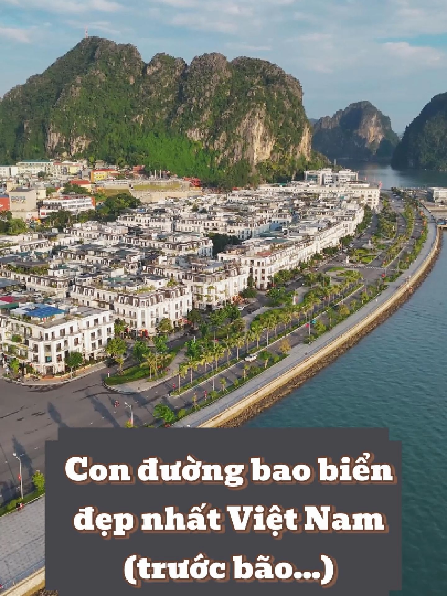 Con đường bao biển đẹp nhất Việt Nam...trước bão.... #duongbaobienhalong  #baoragasa  #sieubaoragasa #baoyagi #thanhphohalong