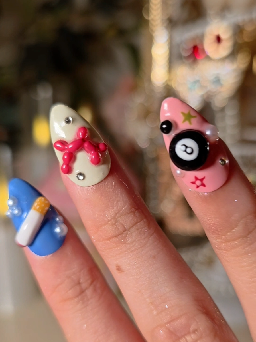 I don't think I'll ever get over these designs. 😍 Tap the link above to purchase ✨️  #nailart #tiktokshop #ad #BeautyTok #nailsoftiktok 