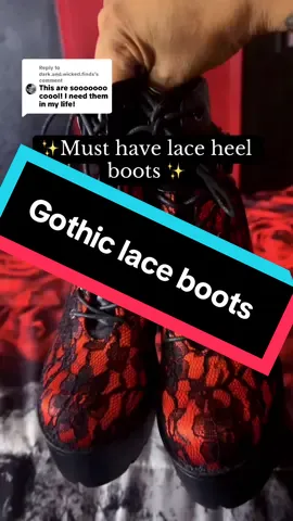 Replying to @dark.and.wicked.finds  #gothicstyleboots #musthavefashionboots #gothgiftidea #ootdinspoforgoths #gothlaceboots