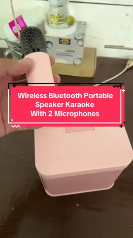 🎶 Level up your party game with this Wireless Bluetooth Speaker + 2 Mic combo! 🥳 Perfect for karaoke nights, road trips, or chill sessions with friends. Portable, powerful, and always ready for the spotlight! 🎤🔊✨ #BluetoothSpeaker #PortableSpeaker #KaraokeTime #SingWithFriends #PartyEssentials