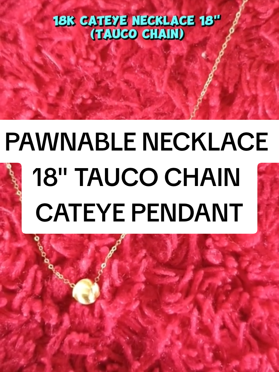 18k tauco chain cateye 18