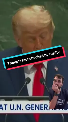 Trump is a liar and clown. His speech at the UN was full on delusional. Has anyone done this edit yet? #fyp #trump #politicstiktok #unitednations #factcheck 