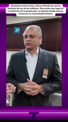 El periodista José Peguero realizó esta excelente entrevista vayan a su canal de youtube para que se deleiten.  Quedarán muchos fuera, ahora entiendo por qué la protesta de hoy de los haitianos. Recuerden que según la constitución de su propio país, no importa donde nazcan, conservan su #nacionalidad #haitiana#ceduladominicana 