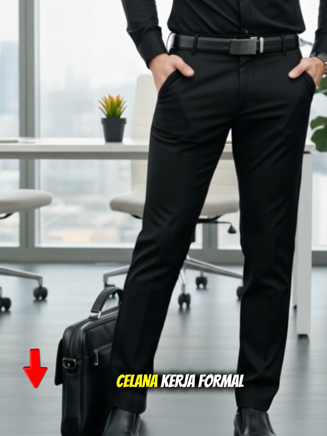 Celana kerja celana kantor celana formal pria rekomendasi celana formal pria dewasa Celana kantor slimfit bahan halus dan lembut Celana hitam pria dewasa #celanapria #celanakantor #celanaformal #celanakerja
