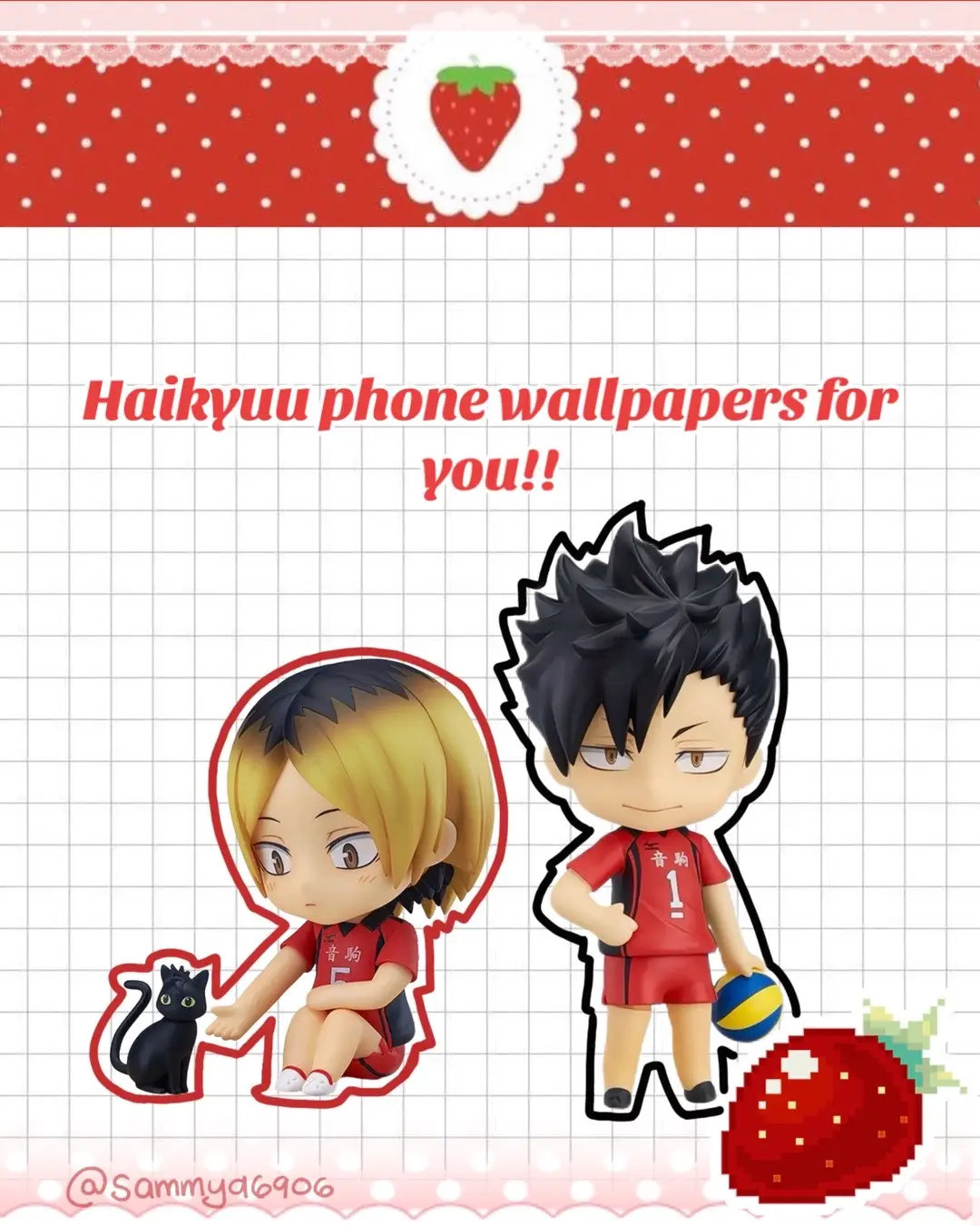 I finally posted these yay! Sorry babes I was struggling finding the original pngs I used for the iPad wallpapers n I had to change Kenmas 🥲I  even messed up on the og post bc I noticed the background wasn't how I wanted it to be 😭 and for some reason it wasn’t posting either but anyways hope you like it! #haikyuu #wallpapers #phonewallpapers #lockscreen #haikyuufan