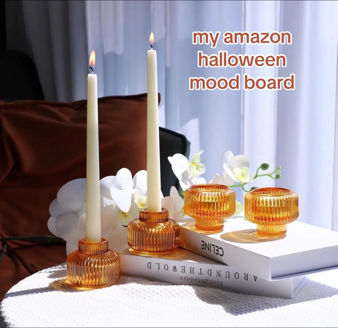 Halloween is among us and it’s time to get the house ready with some fresh new decor.  All from Amazon, link in bio