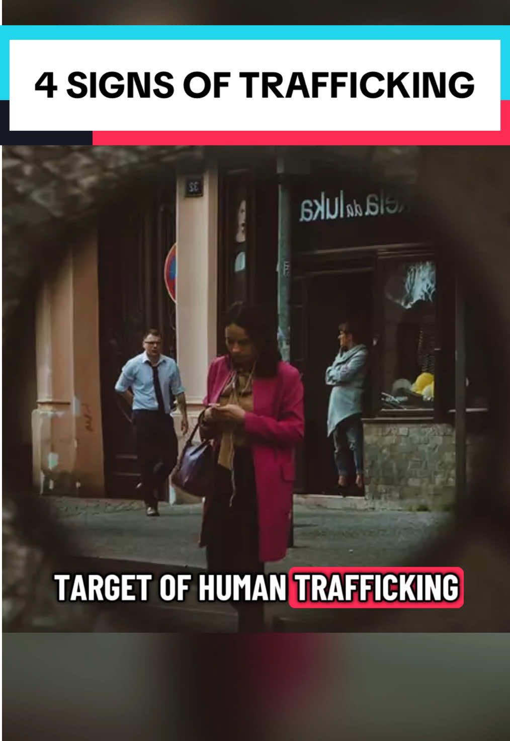 3 signs you’re a target #traffickingawarenes #women 