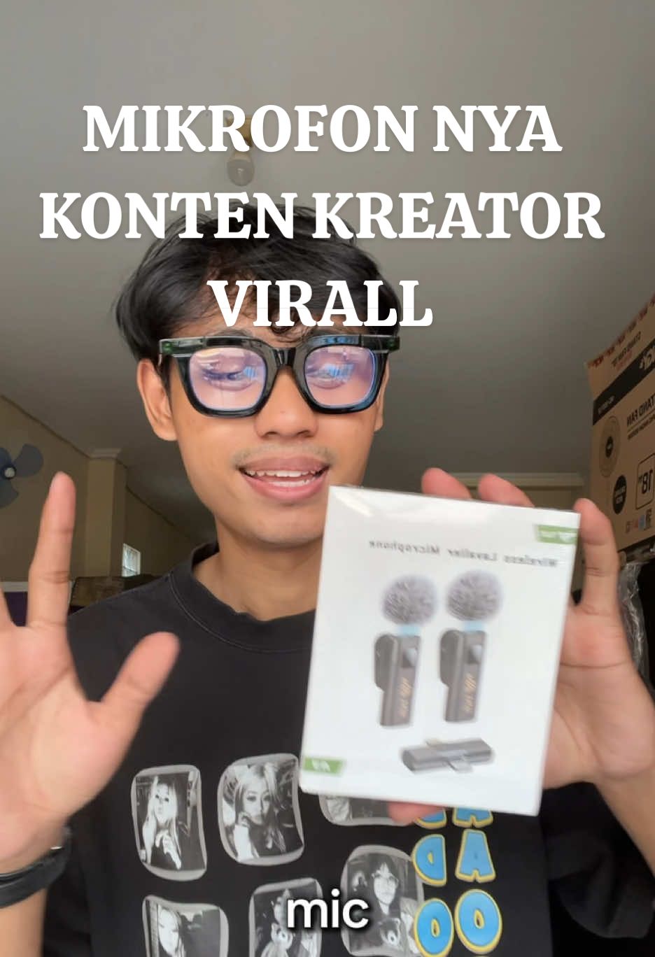 Biar suara lu makin jelas pake ini aja brodii #tnw #wireless #mikrofon #fyp 