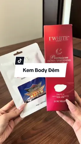 Kem Body Đêm I'White - Cấp ẩm phục hồi, ngăn ngừa lão hoá 🍃 📌 Trải nghiệm ngay hôm nay! #kemduong #iwhite #duongtrang #duongdabandem #CapCut