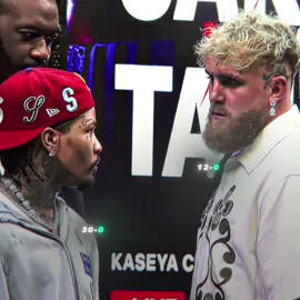 Gervonta Davis pushed jake paul on their face off😳🔥 it might be over for jake #jakepaul #gervontadavis #tankdavis #boxing🥊 #fyp 