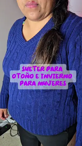 sueter para mujeres para otoño e invierno esta muy comodo y combina con cualquier tipo de ropa 