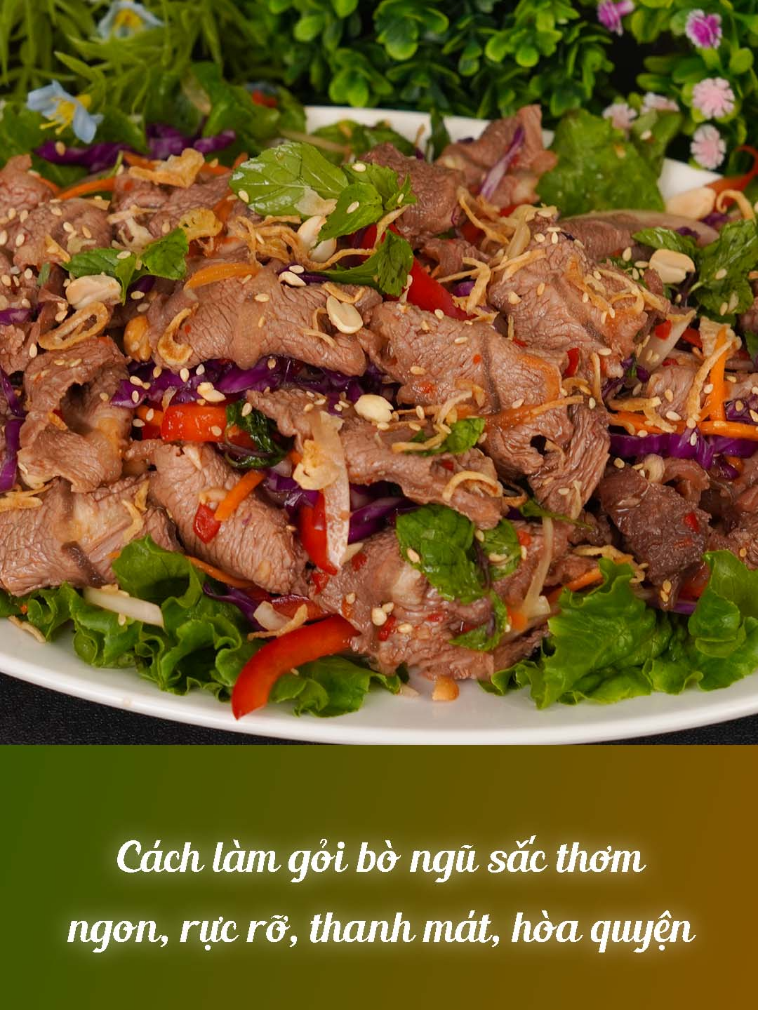 Bí Quyết Làm Gỏi Bò Ngũ Sắc Ngon Chuẩn, Đơn Giản Tại Nhà #monngon #cooking #monngonmoingay #bepnhagiang #goibongusac  © Bản quyền của video này thuộc về Origin Media SJC © The copyright of this video belongs to Origin Media SJC