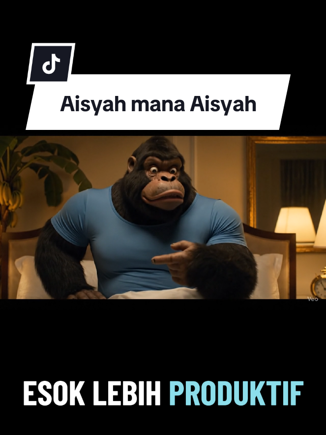 Aisyah mana🤨 mesti still scroll TikTok lagi tu🙂‍↔️ #veo3 #kelakar #videoai 