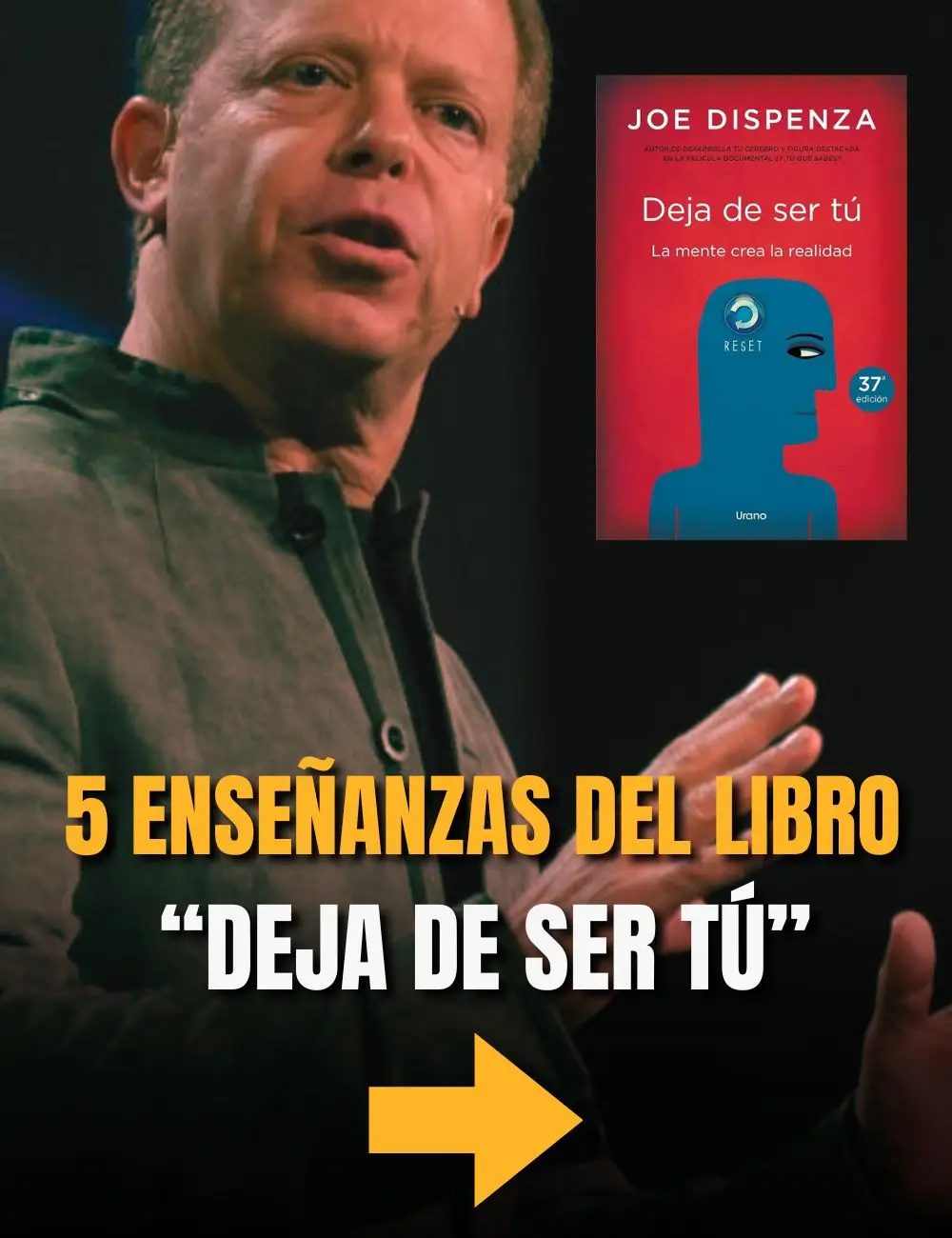 ✨ El libro “Deja de ser tú” de Joe Dispenza nos revela que vivimos atrapados en los mismos pensamientos, emociones y hábitos, lo que nos condena a repetir el mismo pasado. Pero la ciencia demuestra que tu cerebro y tu cuerpo pueden reprogramarse: Si cambias tus pensamientos, cambias tu biología. Si cambias tu energía, cambias tu realidad. Y si dejas de ser tu viejo “yo”, puedes crear una nueva versión de ti mismo, más libre, consciente y poderoso. 🔥 La pregunta es: ¿estás listo para dejar de ser quien fuiste ayer y convertirte en quien siempre soñaste ser? #joedispenza #dejadesertu #leydeatraccion #manifestar #desarrollopersonalymotivacion 