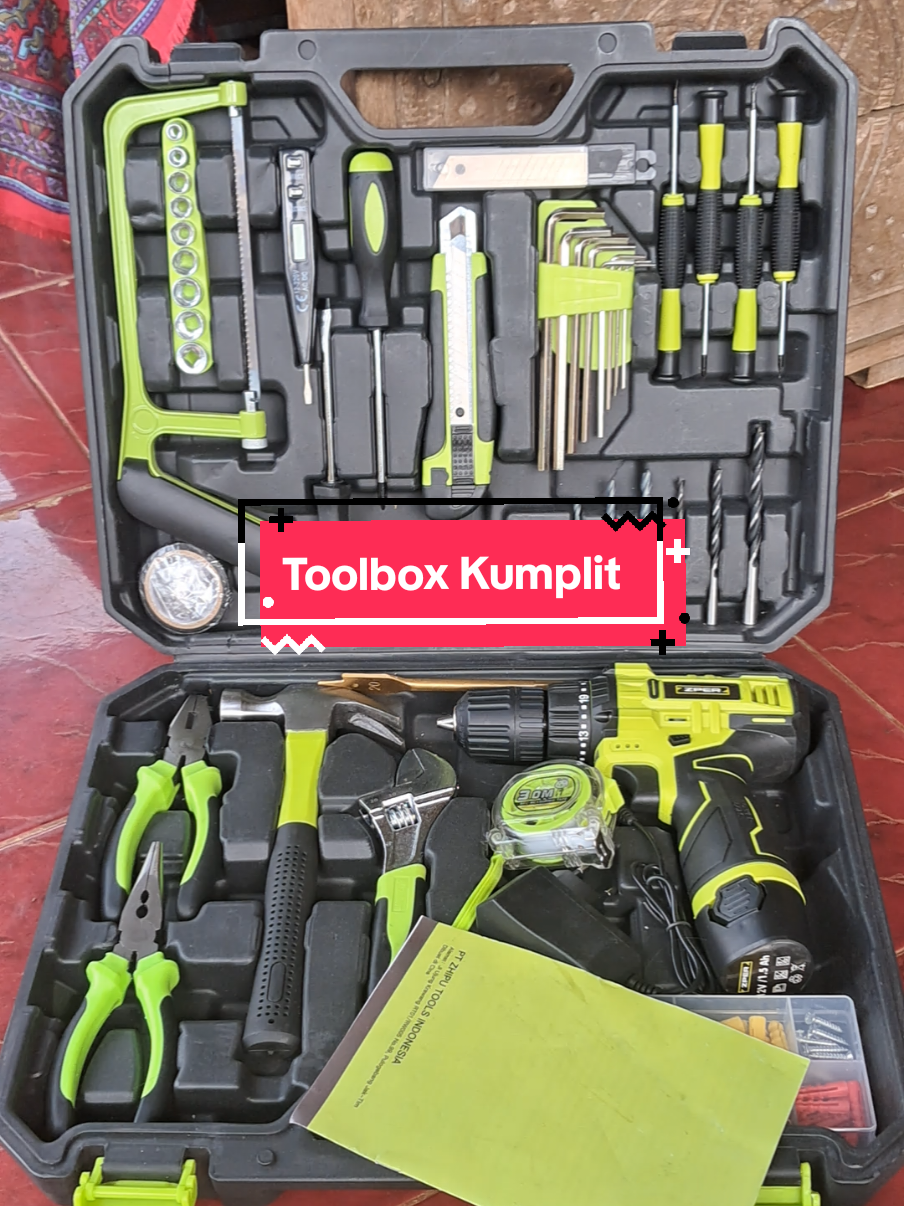Alat Tool Kit Box Kumplit Zper  #toolbox120pcs #alattukang #alatteknisi #fyp #toolboxfullset 