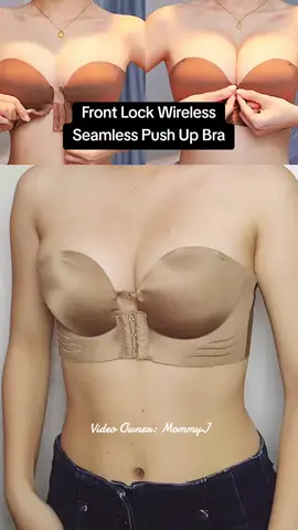 98 pesos mga mi! may front lock wireless seamless push up bra ka na. #pushupbra #wirelessbra #seamlessbra #straplessbra #seamlesspushupbra 