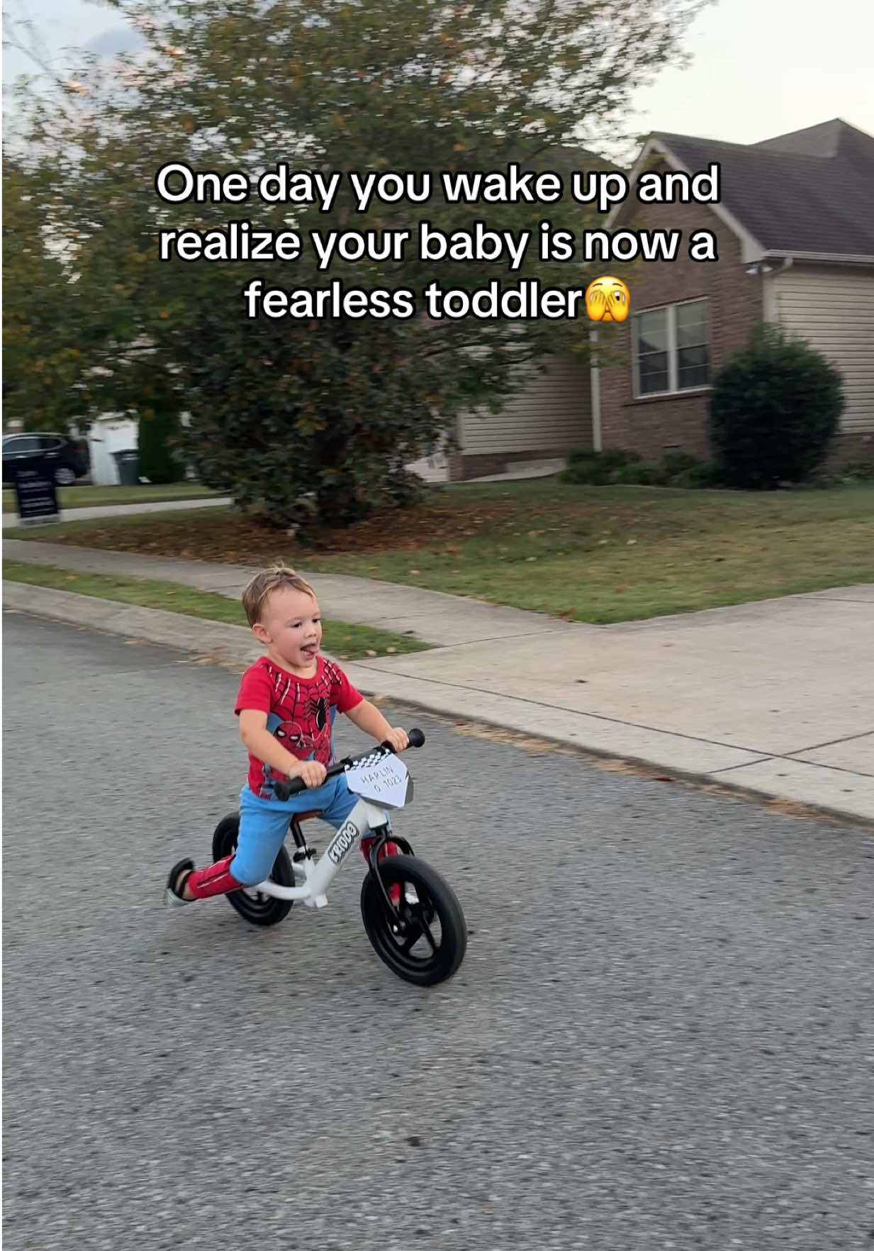 He is also Spider-Man #toddlersoftiktok #fearless 