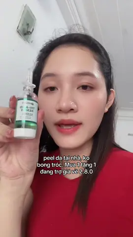 Peel xong da nó đẹp lắm #garnierpartner #chamda #tiktokfinds #serumpeelxanh #miureview94 