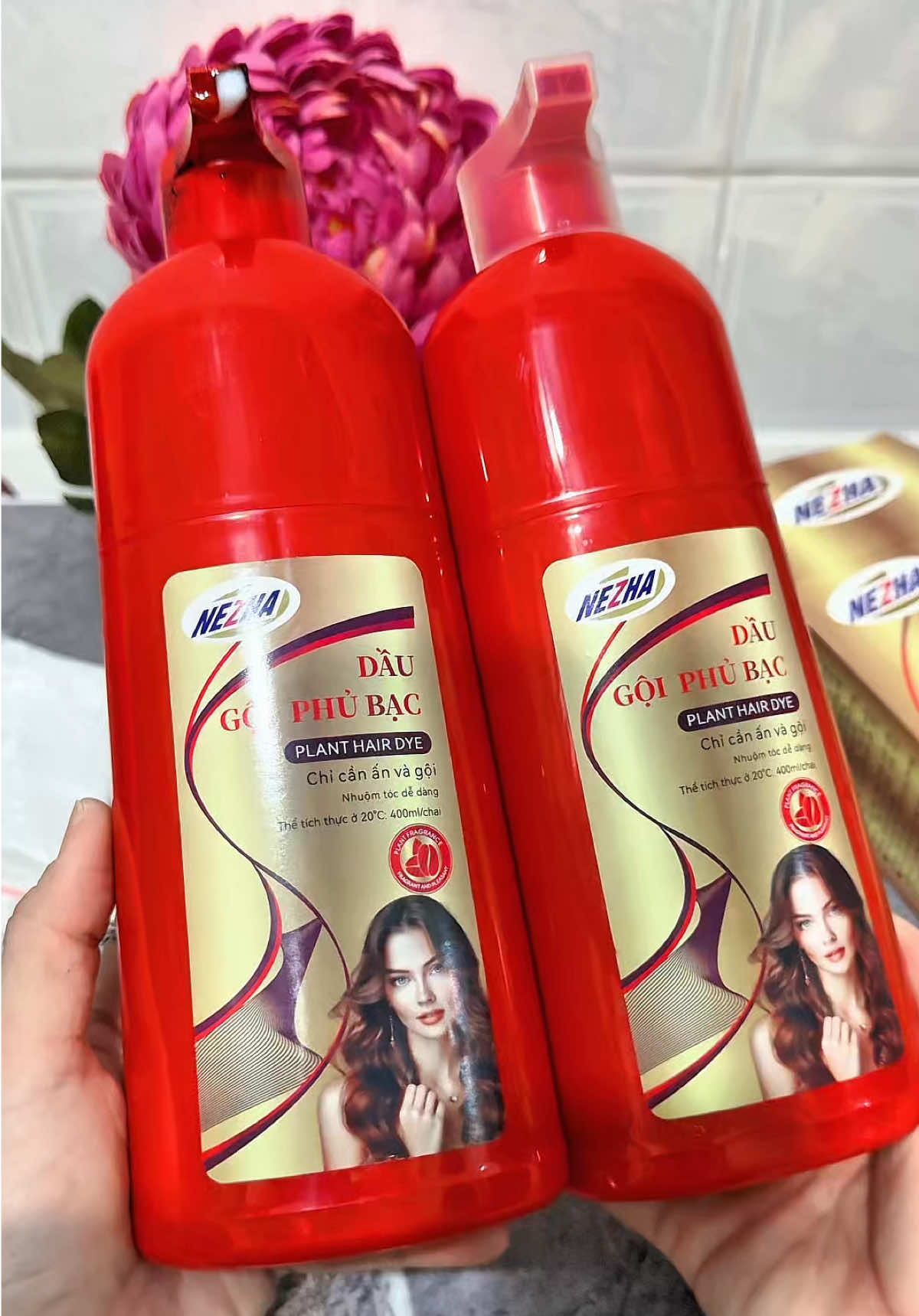 Dầu gội phủ bạc Nezha nhuộm tóc tại nhà đơn giản lắm ạ##anlin210##daugoiphubac##daugoiphubacnezha##nhuomtoctainha##nhuomtoc 